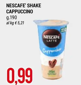 Hardis Nescafè Latte Shake Cappuccino 190 g offerta