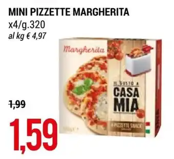 Hardis Mini Pizzette Margherita x4/320 g offerta