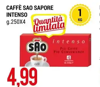 Sao Sapore Intenso Caffè 250 g x 4