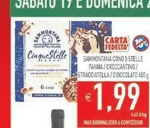 Cash & Carry Grossy Sammontana Gelato 450 g offerta