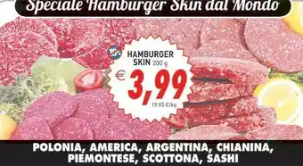 Gros Hamburger Skin 200 g offerta