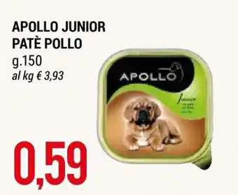Hardis Apollo Junior Patè Pollo 150 g offerta