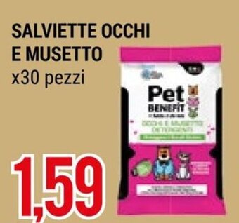 Hardis Salviette Occhi e Musetto x30 pezzi offerta