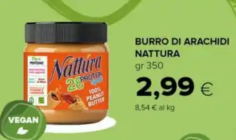 Oasi Nattura Burro di Arachidi 350 gr offerta