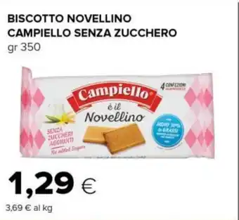 Campiello Biscotto Novellino Senza Zucchero gr 350