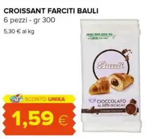 Oasi Bauli Croissant Farciti 6 pezzi gr 300 offerta