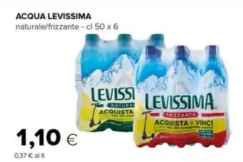 Levissima Acqua Naturale/Frizzante cl 50 x 6