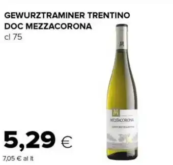 Oasi Mezzacorona Gewurztraminer Trentino DOC cl 75 offerta