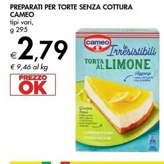 Bennet Cameo Cameo Preparati Per Torte Senza Cottura offerta