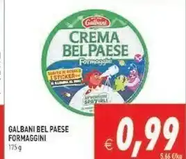 Gros Galbani Bel Paese Formaggini 175g offerta