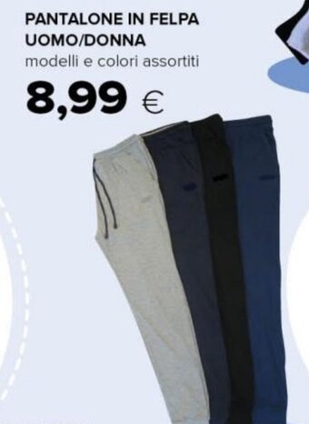 Oasi Pantalone in Felpa Uomo/Donna offerta