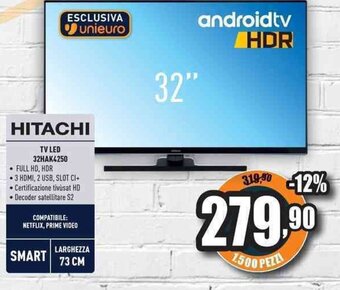 Hitachi TV LED 32HAK4250