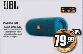Unieuro JBL Speaker Flip 5 Eco offerta