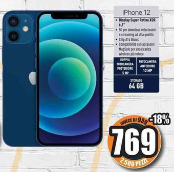 Unieuro iPhone 12 offerta