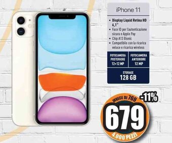 Unieuro iPhone 11 offerta