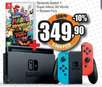 Unieuro Nintendo Switch Lite+Super Mario 3D World + Bowser Fury offerta