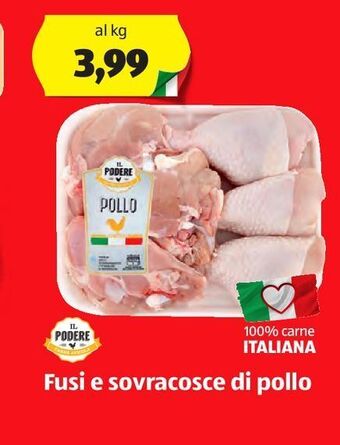 ALDI Fusi e sovracosce di pollo offerta