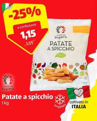 ALDI Patate a spicchio offerta