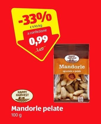 ALDI Mandorle pelate offerta