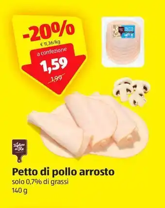ALDI Petto di pollo arrosto offerta