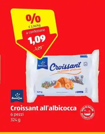 ALDI Croissant all'albicocca offerta