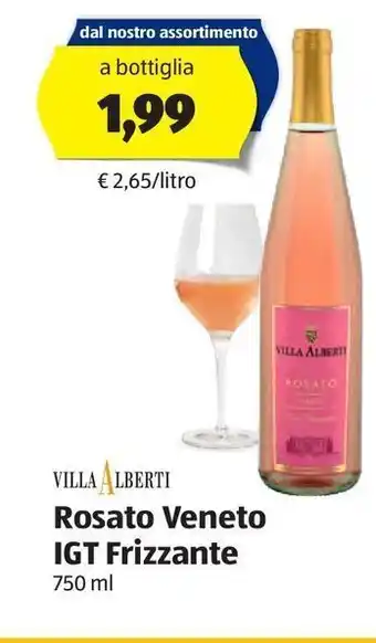 ALDI Rosato veneto igt frizzante offerta