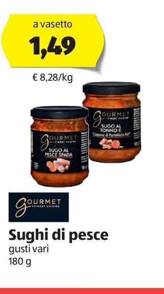 ALDI Sughi di pesce offerta