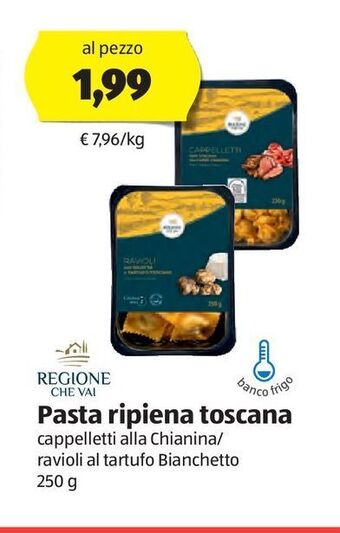 ALDI Pasta ripiena toscana offerta