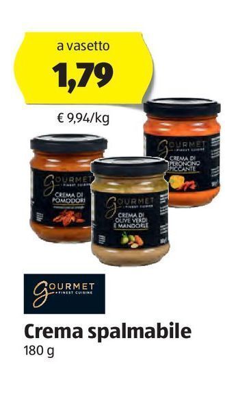 ALDI Crema spalmabile offerta