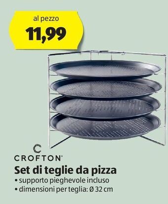 ALDI Set di teglie da pizza offerta