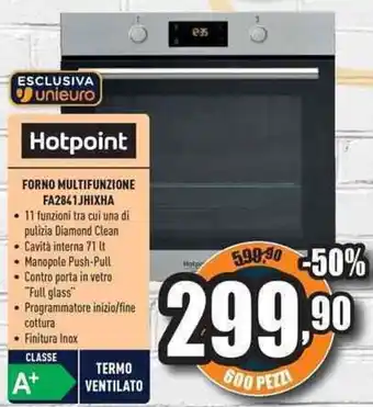 Unieuro Hotpoint Forno Multifunzione FA2841 JHIXHA offerta