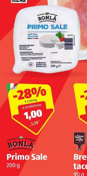 ALDI Bonlà Primo Sale 200g offerta