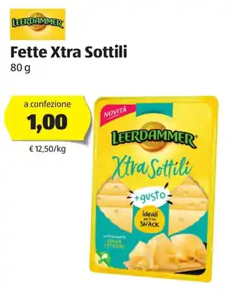 ALDI Leerdammer Fette Xtra Sottili 80g offerta