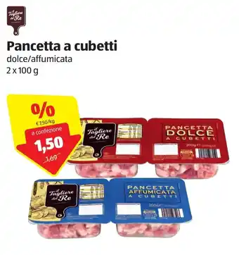 ALDI Pancetta a cubetti 2x100g offerta
