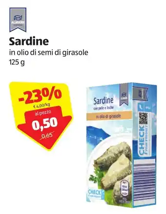ALDI Sardine 125g offerta