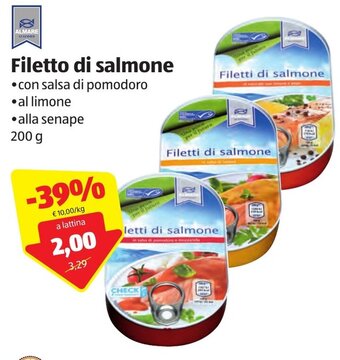 ALDI Filetto di salmone 200g offerta