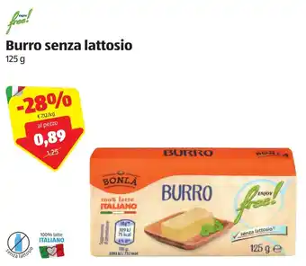 ALDI Burro senza lattosio 125g offerta