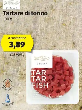 ALDI Tartare di tonno 100g offerta