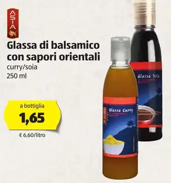 ALDI Glassa di balsamico con sapori orientali 250ml offerta