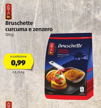 Bruschette curcuma e zenzero 120g