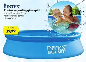 ALDI Intex Piscina a gonfiaggio rapido offerta