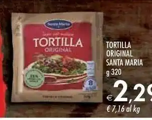 Bennet Santa maria Original Soft Tortilla 320 G(ml) offerta