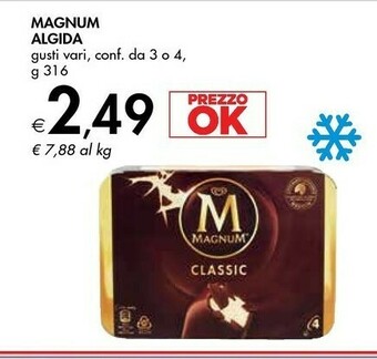 Bennet Algida Magnum Classic 316 G(ml) offerta