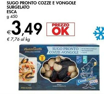 Esca Sugo Pronto Cozze E Vongole Surgelato