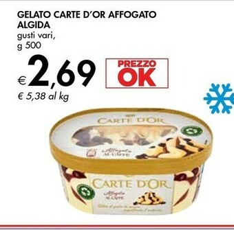 Algida Carte D'Or Affogato Mirtillo 500 G(ml)