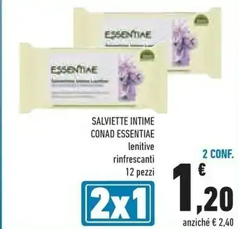 Conad Conad Essentiae Salviette Intime offerta