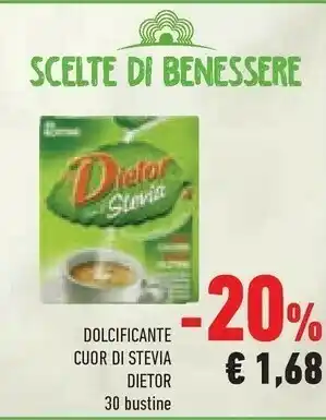 Conad Dietor Dolcificante Cuor Di Stevia offerta