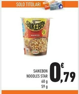 Star Saikebon Nudolini Orientali Manzo 60 G(ml)