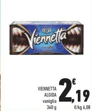 Conad Algida Viennetta L'Originale Vaniglia 360 G(ml) offerta