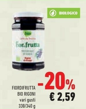 Conad Rigoni Di Asiago Fior Di Frutta Frutti Di Bosco Bio 330 G(ml) offerta